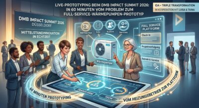 In 60 Minuten vom Problem zum Prototyp: Echte Mittelstandsinnovation beim DMB Impact Summit 2026